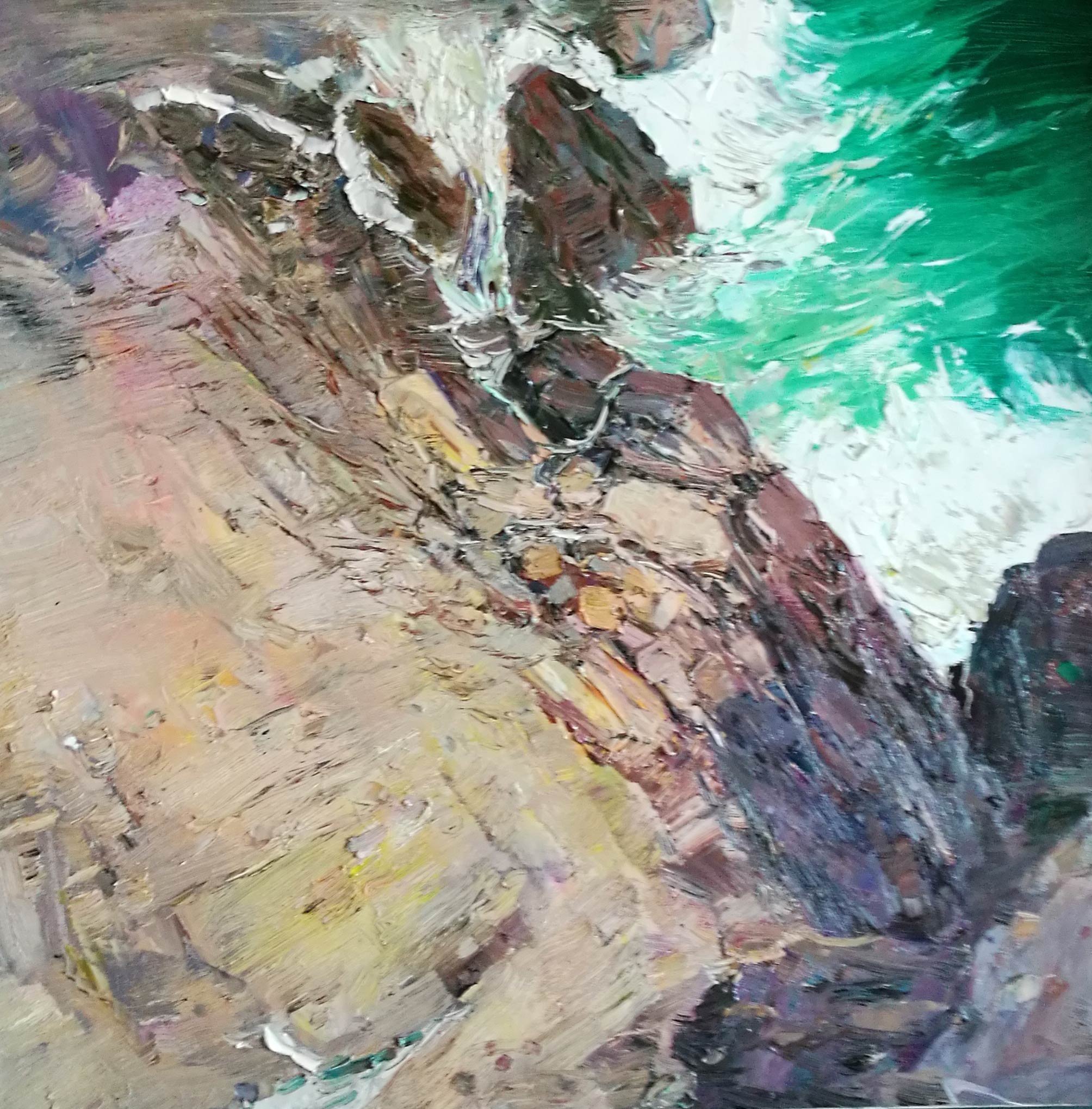 草原与海写生展