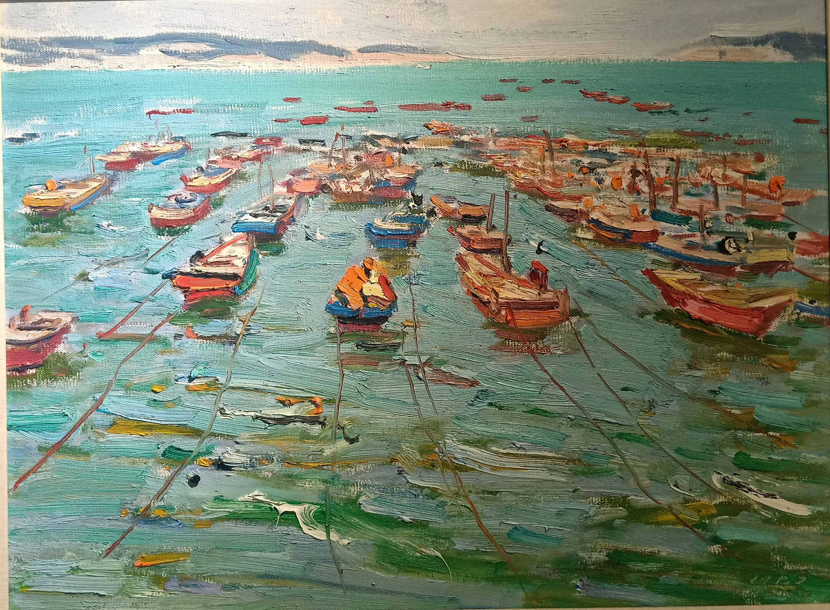 草原与海写生展