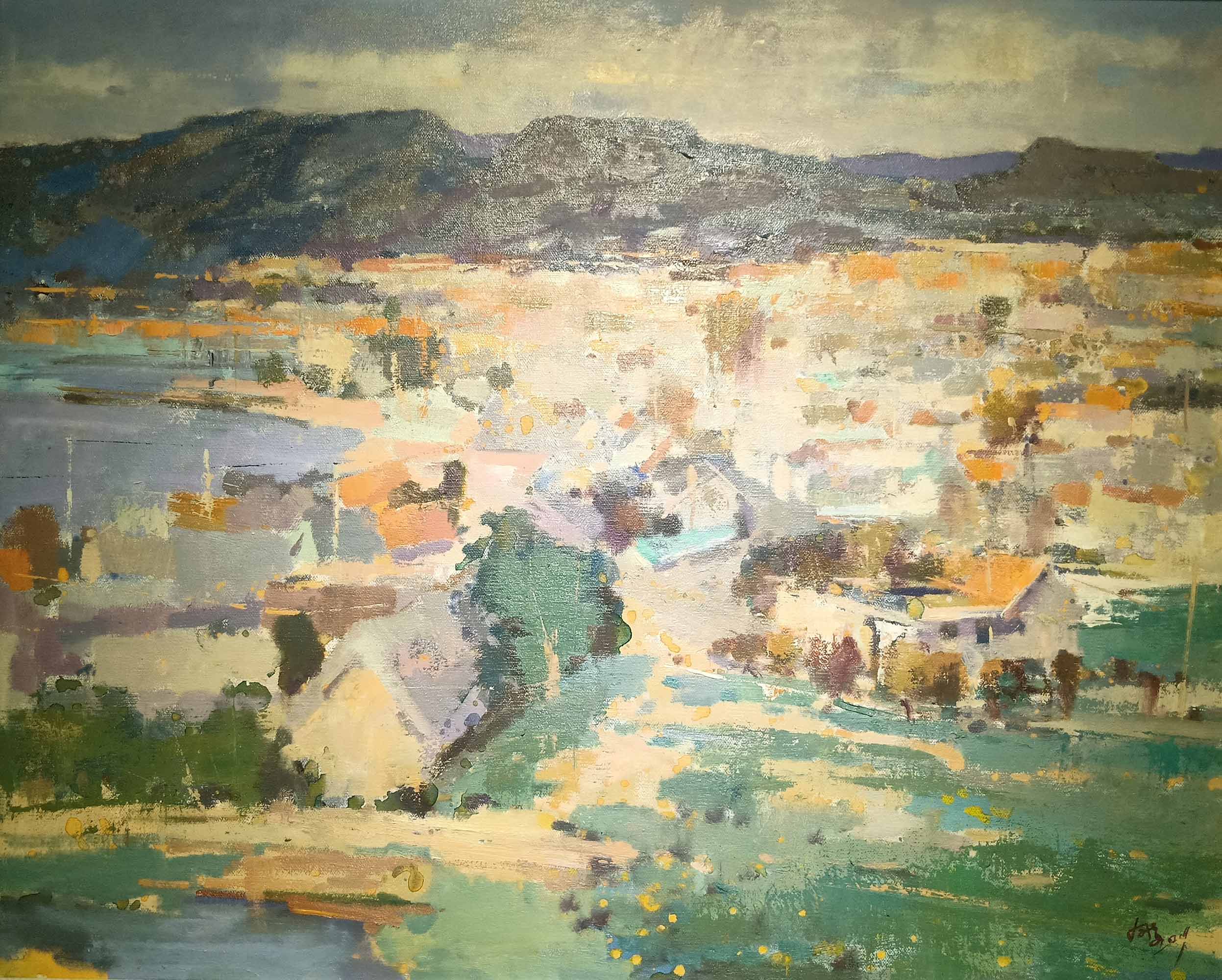 草原与海写生展