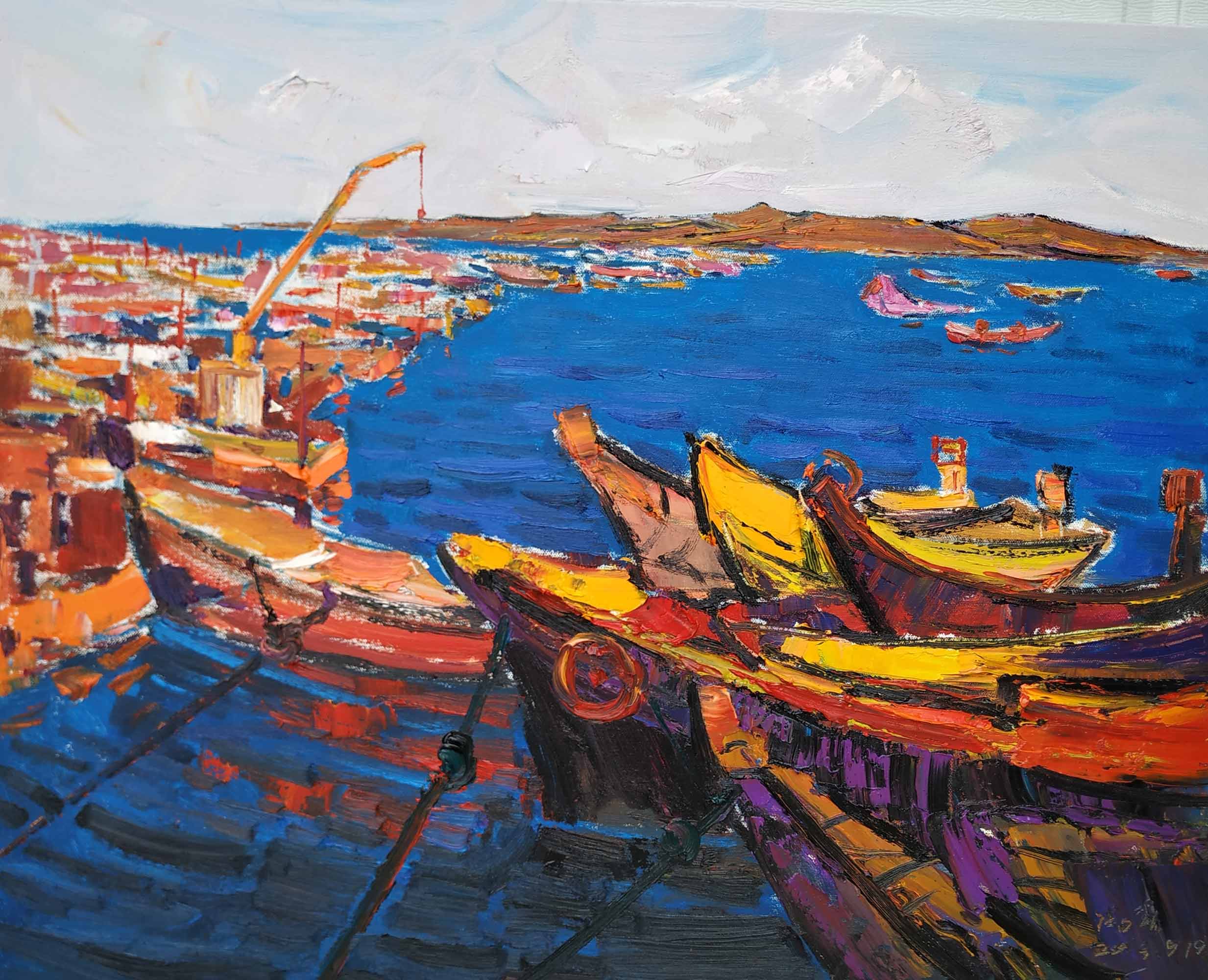 草原与海写生展