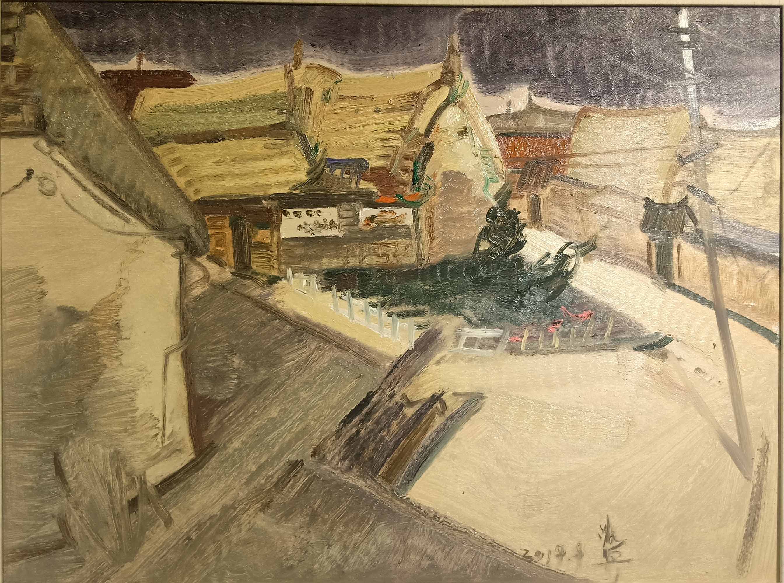 草原与海写生展