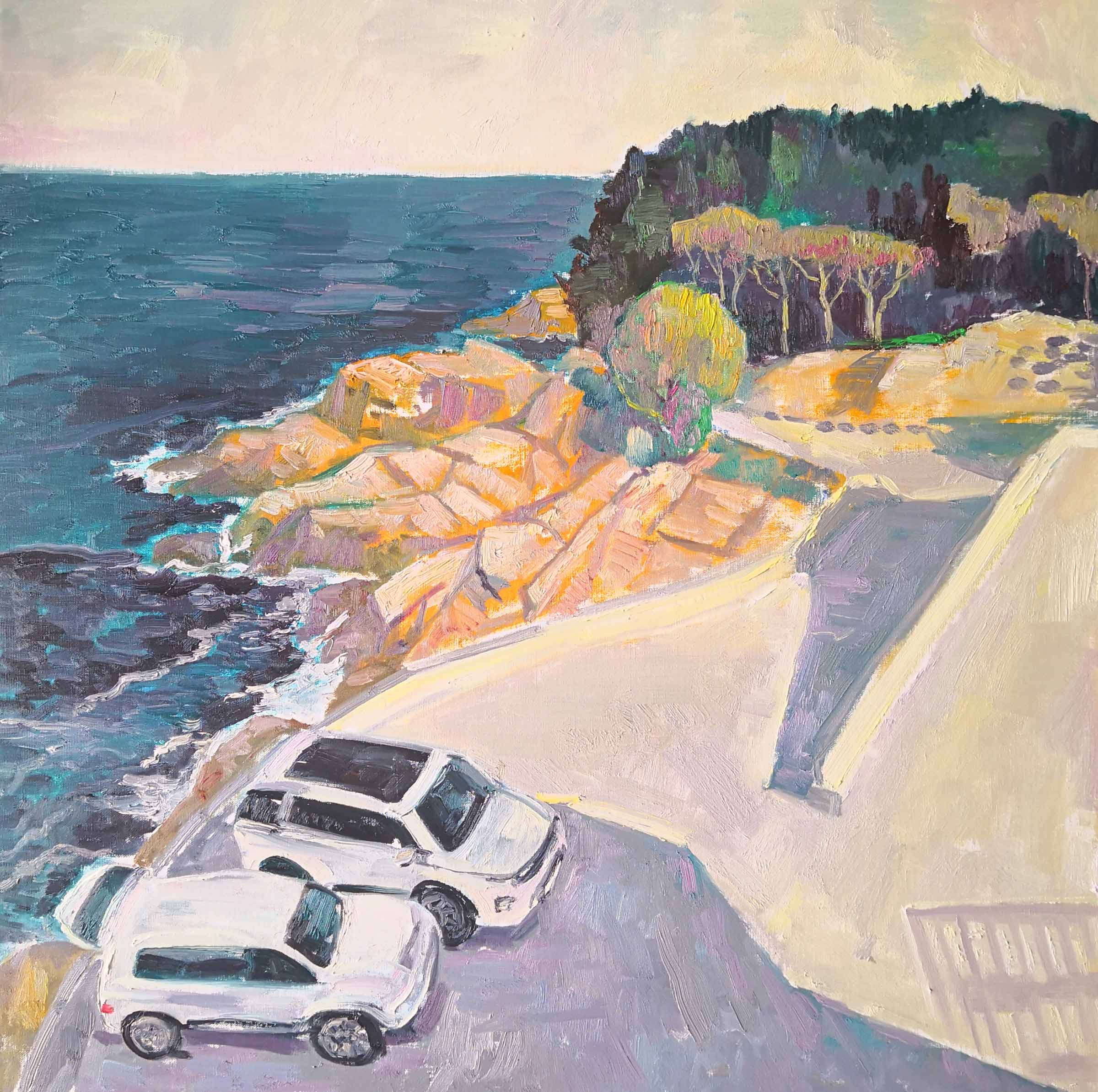草原与海写生展