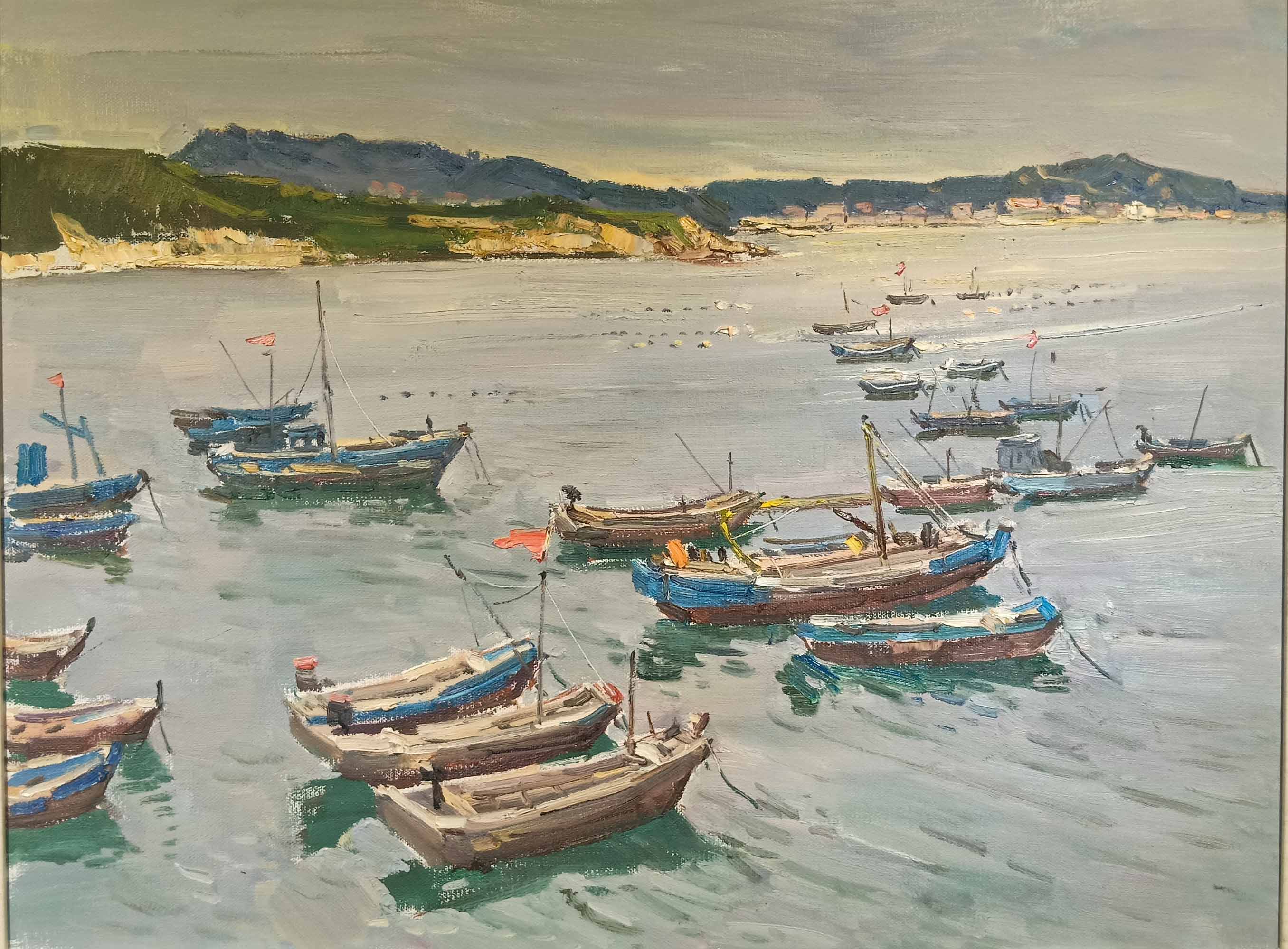 草原与海写生展