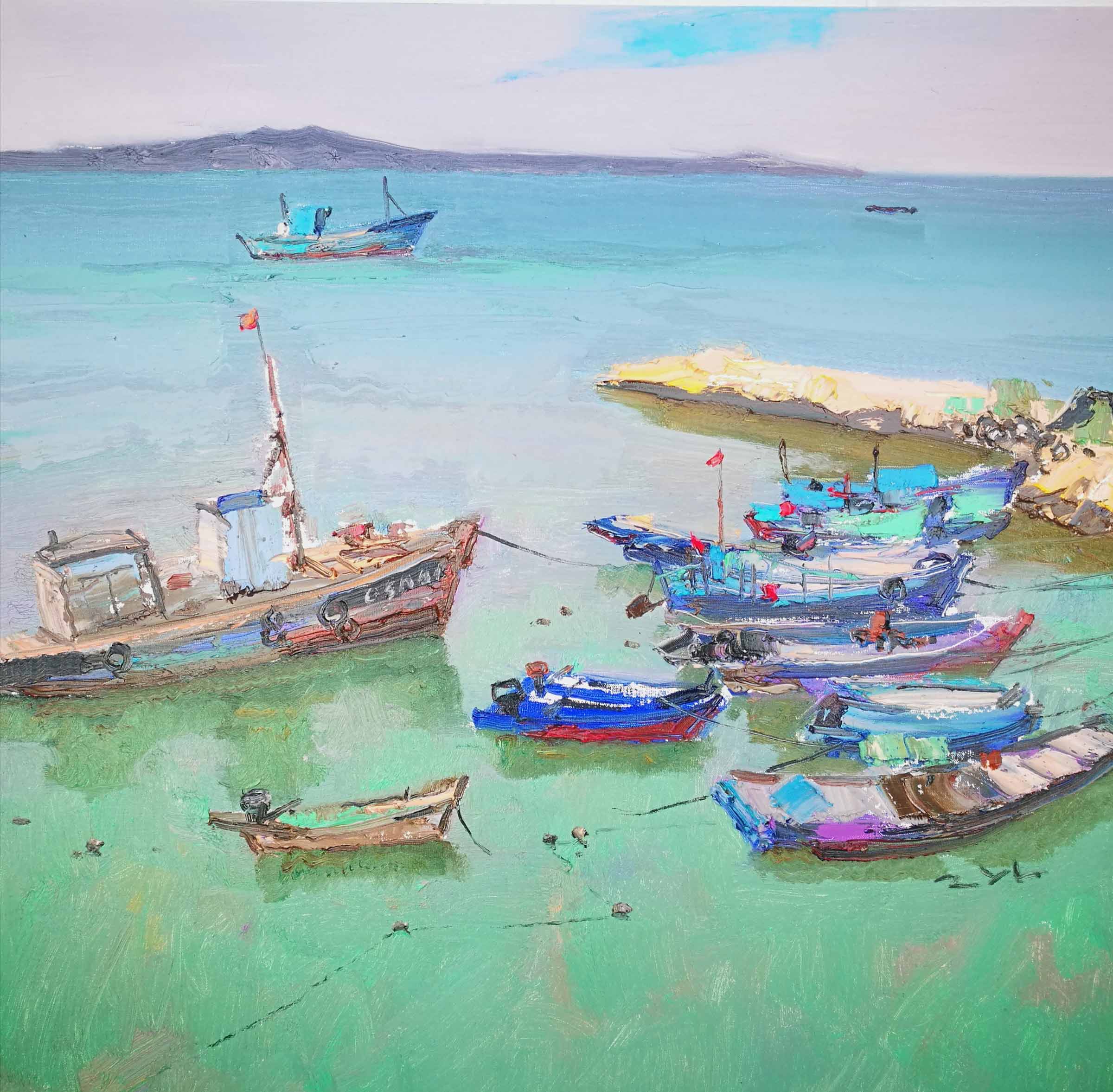 草原与海写生展