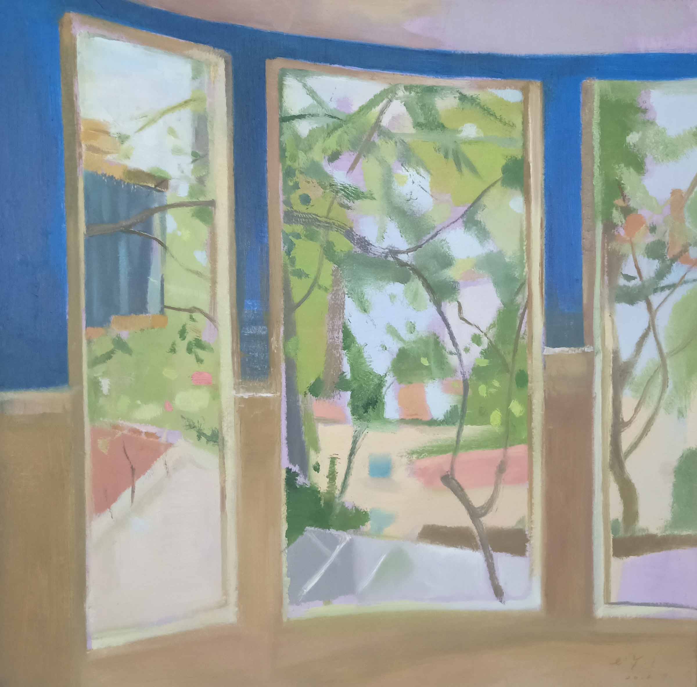草原与海写生展