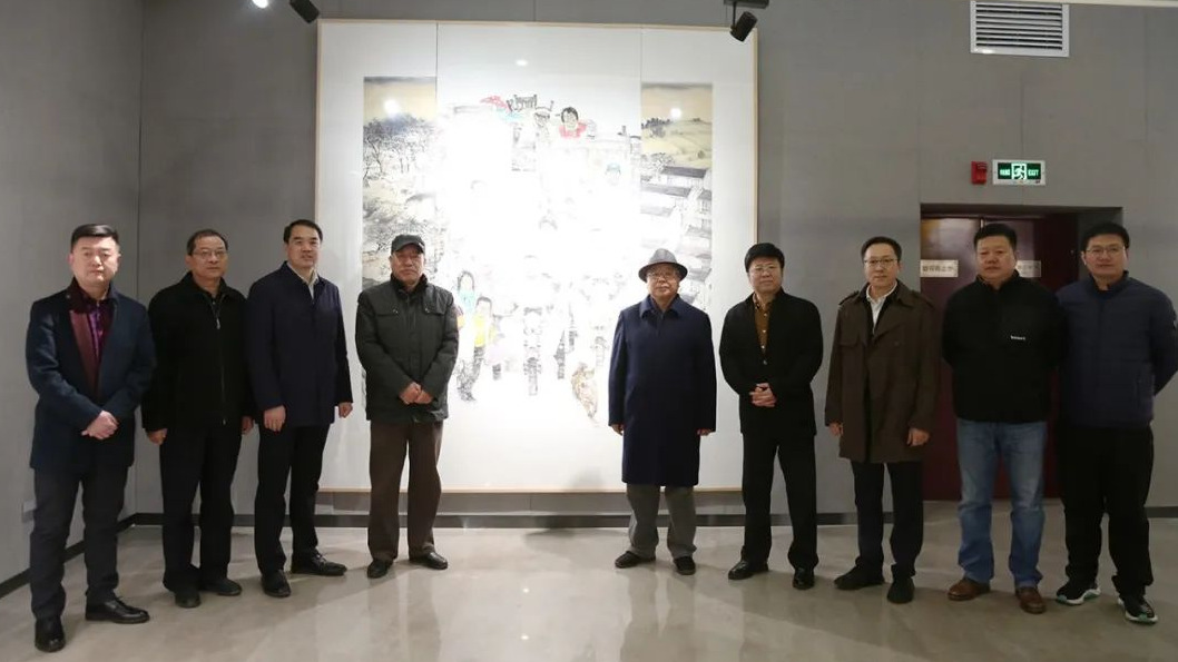 新年第一展 走进黄河入鲁第一市——“潮涌黄河口—黄河流域生态保护和高质量发展美术创作展（菏泽站）”开幕