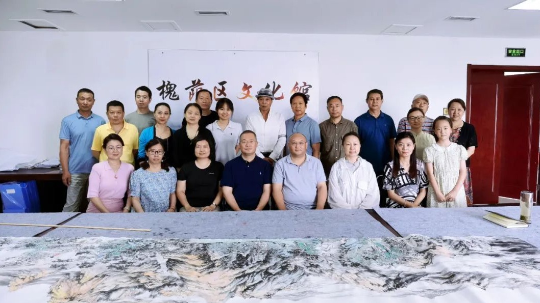 我院画家助力＂2023年度槐荫区优秀中青年文艺家公益研修培训” 