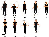 跳绳基本动作教学——基本交叉后摇跳