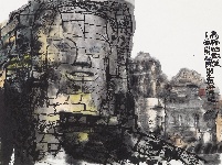 吴哥印象-----山东画院赴柬埔寨采风写生作品展