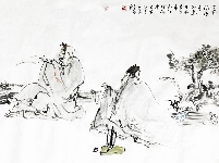 喜迎新中国成立70周年书画笔会画家作品展（济南站）