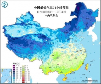 大风降水降温齐上阵，山东大幅降温，11市最低气温跌至冰点以下