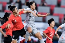 中国女足恢复性训练