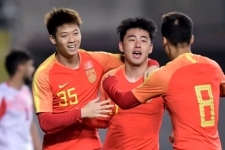 四国赛-中国国奥2-1塔吉克