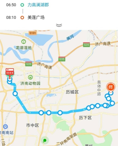 快了半小时！从济南北部到东部，S710定制公交一站直达
