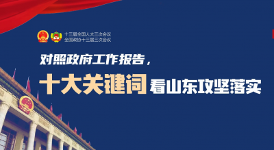  政能量｜对照政府工作报告，十大关键词看“攻坚落实”山东答卷（请横屏观看）