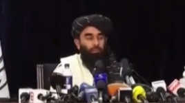 阿富汗塔利班新闻发言人召开记者会