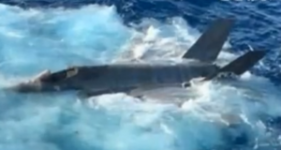 美军证实F-35战机坠海视频真实性
