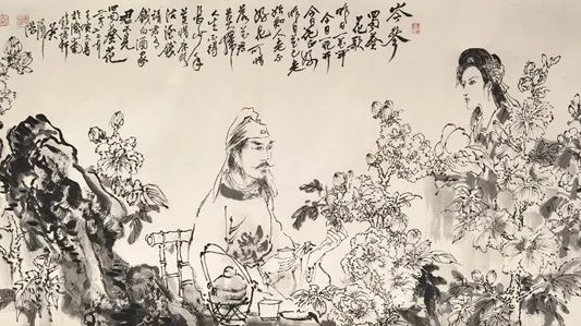 二十四节气 · 大暑 | 蜀葵花中觅清凉——吴泽浩岑参《蜀葵花歌》诗意创作访谈