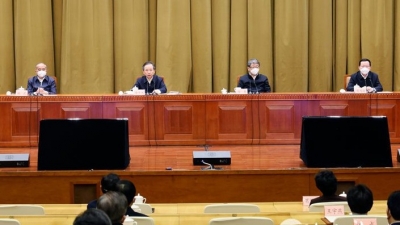 山东省召开全省领导干部会议 陈希宣布中央决定 李干杰主持并讲话 林武周乃翔讲话