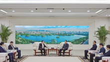 山东惠民数字科技有限公司与莱芜高新区管委会签署战略合作协议 刘强会见梁雷并见证签约