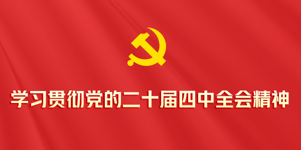 学习贯彻党的二十届四中全会精神