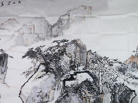 贾荣志《泰山雪霁图》
