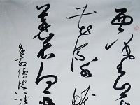 翟圣亮《草书朱敦儒浣溪沙一阙》