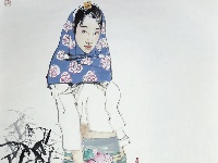 杨晓刚《少女》