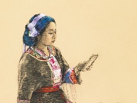姜宏伟《河池小三峡边的姑娘》