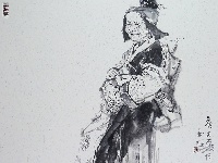 李玉旺《人物寫生》