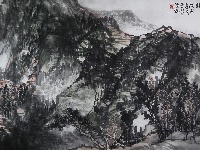 吴勇军《幽林图》