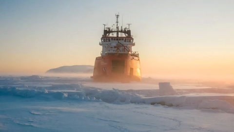 破冰船首次征服南极 张昕宇抵达罗斯海破记录