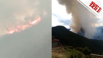 雷击再次引发木里山火 烧了30小时数百人正在扑救