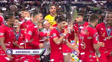 【颁奖】捧杯时刻！C罗带领葡萄牙荣获首届欧国联冠军
