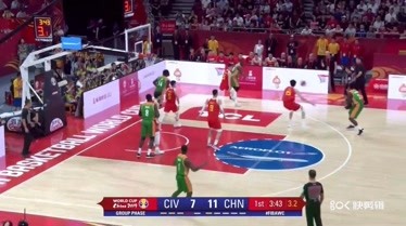 篮球世界杯 恭喜中国队开门红！！！ 中国队精彩瞬间！！！
