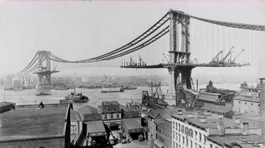 1940年美国塔科马海峡吊桥扭摆垮塌过程