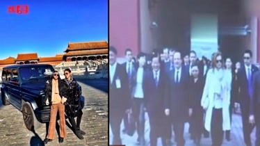 北京女子“驾大奔游故宫”引热议，总统都享不了的“待遇”！