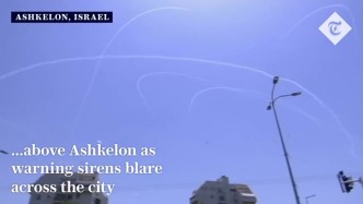 以色列无人机系统拦截哈马斯火箭炮