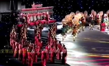 武汉军运会闭幕式：世界舞台展现荆楚文化


