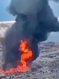大爆炸一月后贝鲁特港又燃起大火，黎官方：油品和轮胎仓库起火