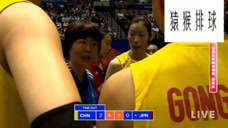 太霸气！中国女排6：11落后日本，队长朱婷霸气一吼：拿回来！