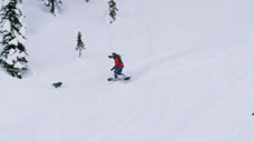 极限滑雪的魅力，无保护措施滑雪