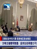 沙特王储穆罕默德: 反对以任何借口干涉中国内政