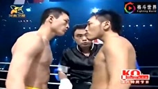 日本拳手奇装异服嚣张出场，中国虎将残暴勾拳秒杀KO日本拳手