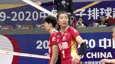 【回放】19/20中国女排超级联赛第三阶段：上海女排vs广东女排 第一局
