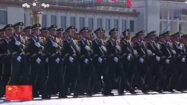 中国抗战胜利70周年大阅兵，十一个外国方队都以中国式正步出场