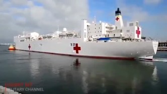 美军动用全球最大医院船针对“钻石公主”号邮轮疫情